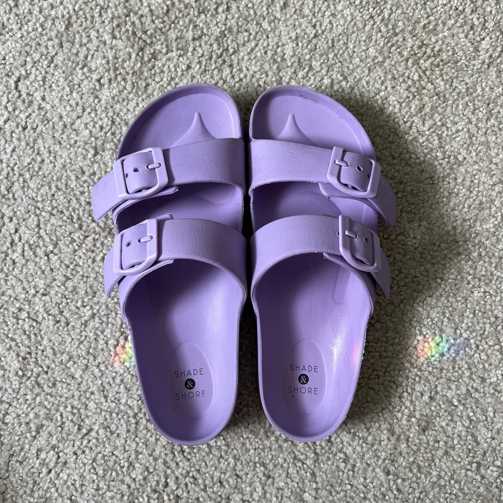 Shade & Shore Purple Sandals